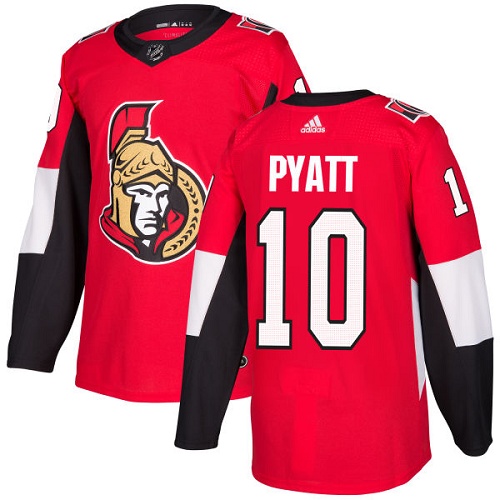 Adidas Men Ottawa Senators #10 Tom Pyatt Red Home Authentic Stitched NHL Jersey->ottawa senators->NHL Jersey